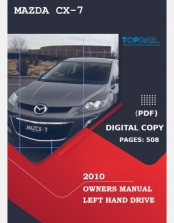 MAZDA CX-7 2010 OWNERS MANUAL